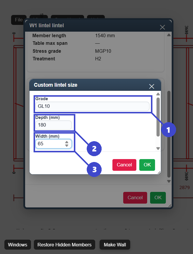 Header adjustment relevant to door framing layout