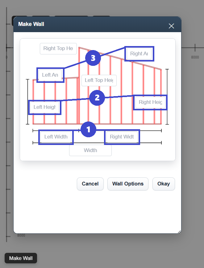 Change lintel size - step 2
