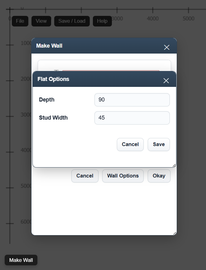 Change lintel size - step 3