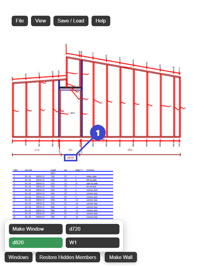 Move windows along a wall